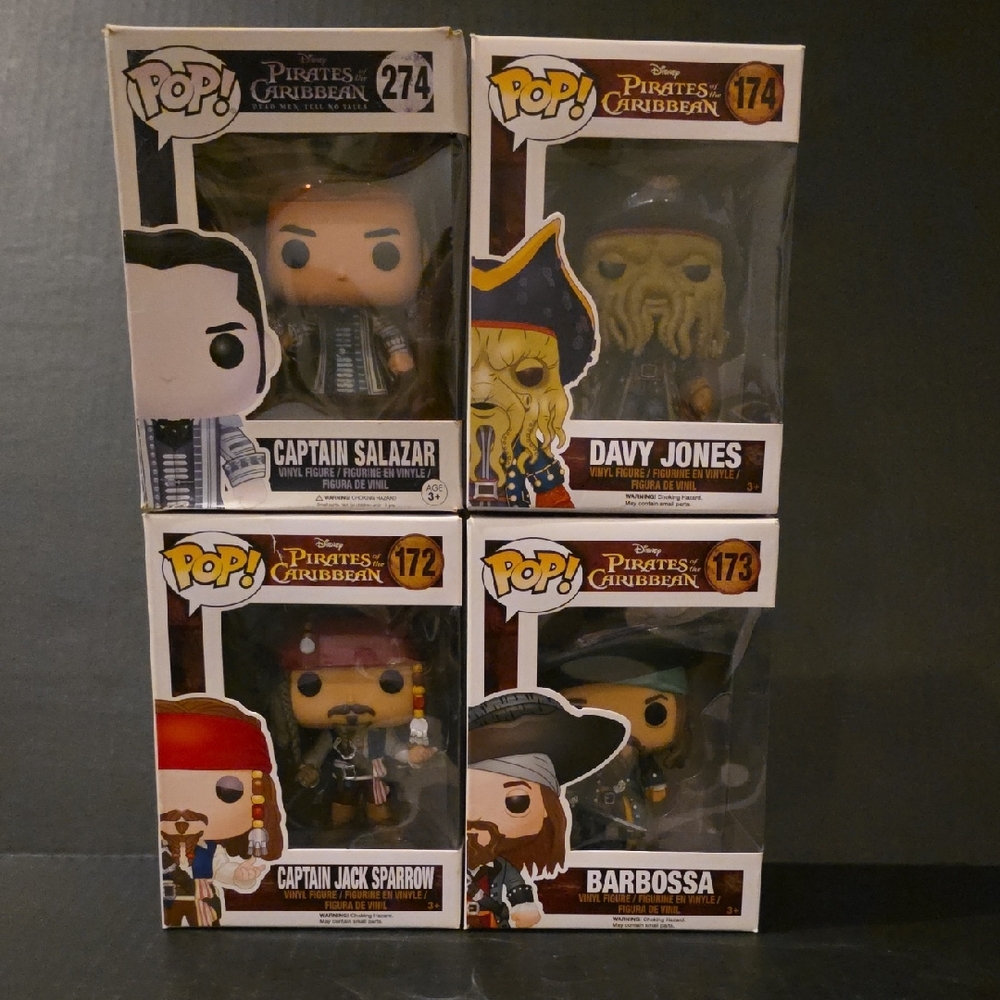 Funko Pirates of the Caribbean Action Figures Set